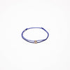 Bracelet bleu Pastille diamant or jaune