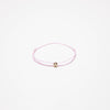 Bracelet rose Pastille diamant or jaune